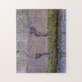 Willows in Springtime Monet Fine Art Legpuzzel (Verticaal)