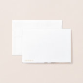 Willows krans bruiloft dank u echte gouden folie kaarten (Met envelop)