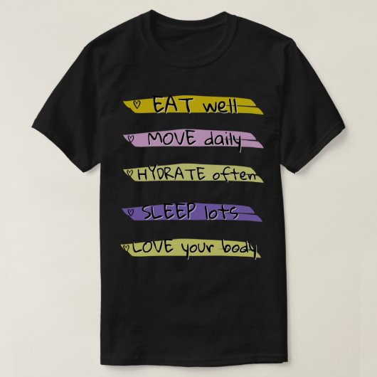 Willpower Quotes T-shirt (Design voorkant)