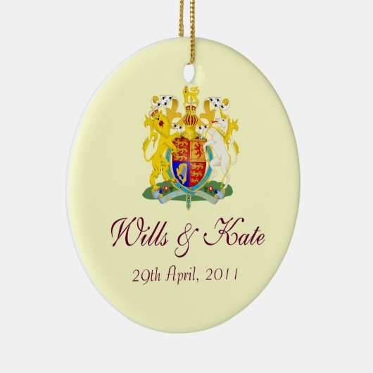 Wills and Kate Royal Wedding Keepomwille Ornament (Rechts)