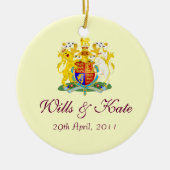 Wills and Kate Royal Wedding Keepomwille Ornament (Voorkant)