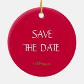 Wills and Kate Royal Wedding Ornament (Achterkant)