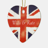 Wills and Kate Union Jack Ornament (Links)