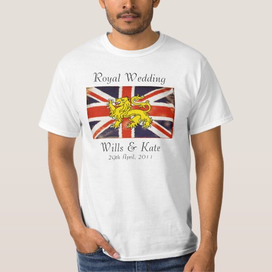 Wills & Kate Royal Mariage T-Shirt (Basic) (Devant)