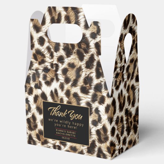 Willy Happy Bedankt White Leopard ID1157 Bedankdoosjes (Geopend)