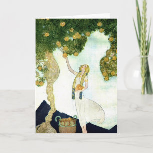 Willy Pogany illustratie wenskaart Kaart