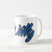 Willy Prénom Blue Tasse Café (Devant droit)