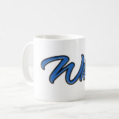 Willy Prénom Blue Tasse Café (Devant gauche)