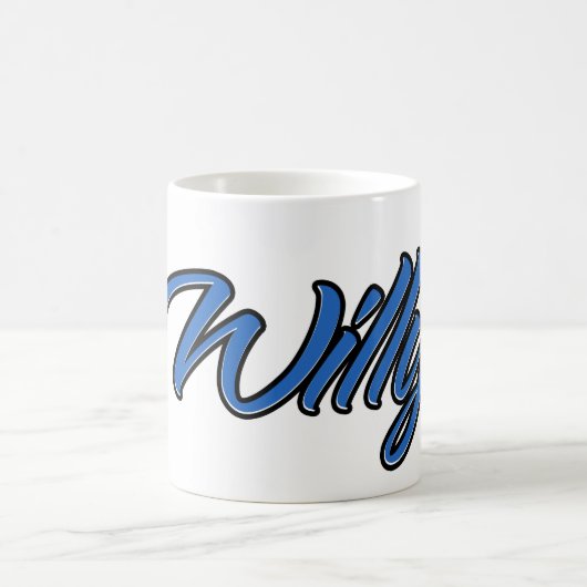 Willy Prénom Blue Tasse Café (Centre)