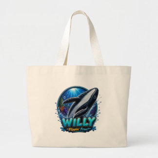 Willy Walvis – Flippin’ Vrij. Grappig Grote Tote Bag