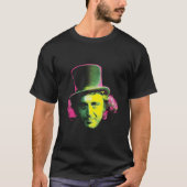 Willy Wonka De Chocolade Fabriek Wonka Gezicht T-shirt (Voorkant)