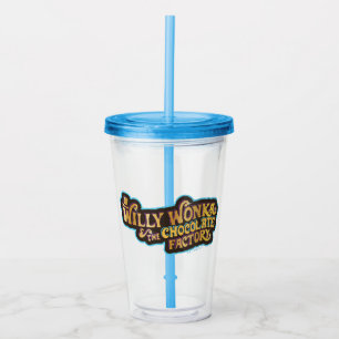 Willy Wonka & de Chocolate Factory Logo Acryl Drinkbeker