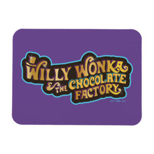 Willy Wonka & de Chocolate Factory Logo Magneet