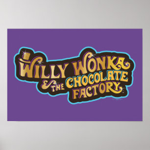 Willy Wonka & de Chocolate Factory Logo Poster