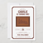 Willy Wonka en de Chocolate Factory Birthday Kaart (Voorkant)