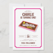 Willy Wonka en de Chocolate Factory Birthday Kaart (Voorkant)