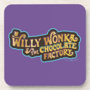 Willy Wonka en de Chocolate Factory Logo Bier Onderzetter