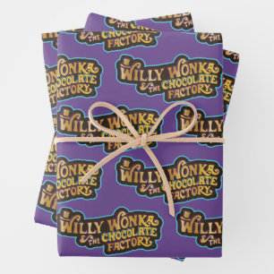 Willy Wonka en de Chocolate Factory Logo Inpakpapier Vel