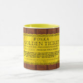 Willy Wonka Golden Ticket Mok (Midden)