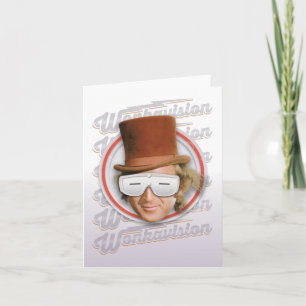 Willy Wonka in Wonkavision-bril Notitiekaartje