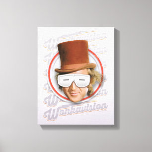 Willy Wonka in Wonkavision Goggles Canvas Afdruk