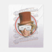 Willy Wonka in Wonkavision Goggles Fleece Deken (Voorkant)