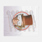 Willy Wonka in Wonkavision Goggles Fleece Deken (Voorkant (Horizontaal))