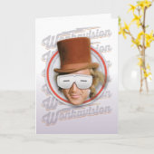 Willy Wonka in Wonkavision Goggles Kaart (Gele Bloem)