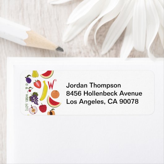 Willy Wonka Lickable Wallpaper Pattern Etiket (Insitu)