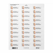 Willy Wonka Lickable Wallpaper Pattern Etiket (Full Sheet)