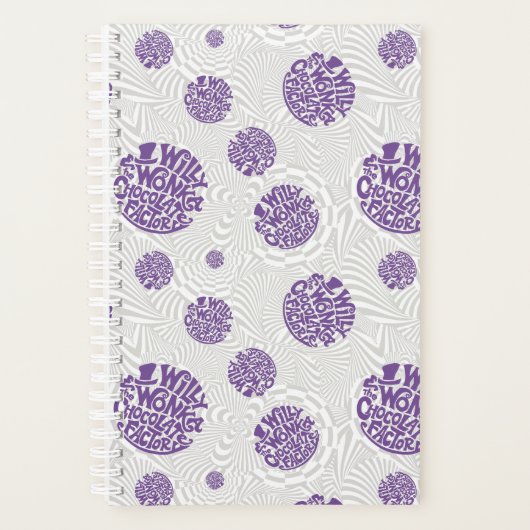 Willy Wonka Logo Psychedelic Graphic Planner (Voorkant)