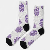Willy Wonka Logo Psychedelic Graphic Socks Sokken (Links)
