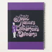 Willy Wonka - Muziekmakers, droomdromers Planner (Achterkant)