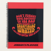 Willy Wonka Pet Typografie Planner (Voorkant)