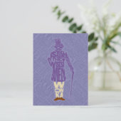 Willy Wonka Quote Silhouette Briefkaart (Staand voorkant)