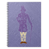Willy Wonka Quote Silhouette Notitieboek (Voorkant)