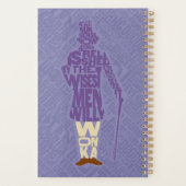 Willy Wonka Quote Silhouette Planner (Achterkant)