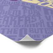 Willy Wonka Quote Silhouette Poster (Hoek)