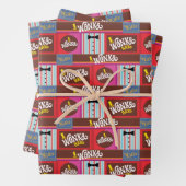 Willy Wonka Snoep Pattern Inpakpapier Vel (In situ)