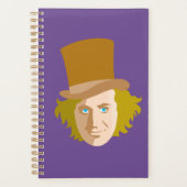 Willy Wonka Stenciled Face Graphic (Devant)