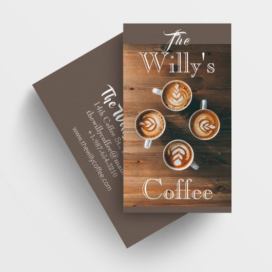 Willy's Coffee Shop Carte de visite