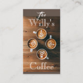 Willy's Coffee Shop Visitekaartje (Voorkant)