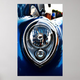 Willys coupé voorlicht poster