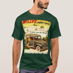 Willys Trucks 4x4 wagen T-shirt