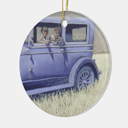 Willys Whippet Keramisch Ornament (Links)