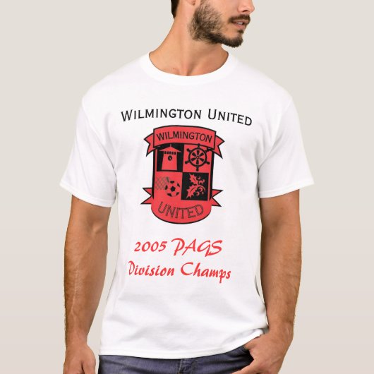 Wilm Utd FC - 2005 Champions (White) T-shirt (Voorkant)