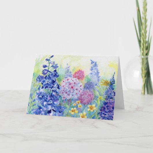 Wilma's Garden Blank Notecard Bedankkaart (Voorkant)