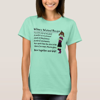 Wilma's schopte recept t-shirt
