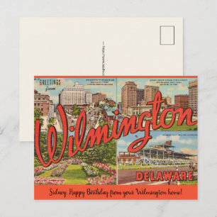Wilmington Delaware Gelegenheidspostkaart Briefkaart