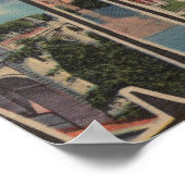 Wilmington, Delaware - Grote letterscènes Poster (Hoek)